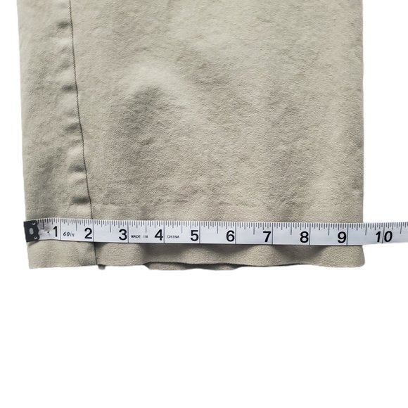 Eddie Bauer Pants Slightly Curvy Fit Tan Chino 8% Stretch Size 8 (32X31) Womens - Picture 7 of 10